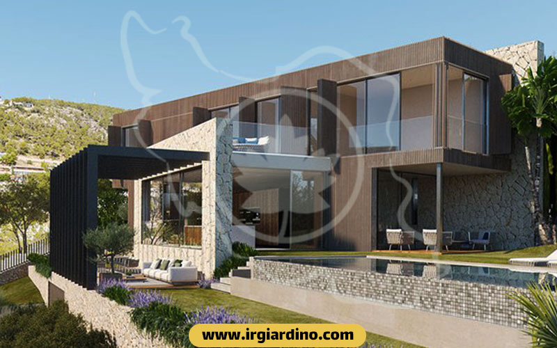 طراحی ویلا مینیمال اجرای ویلای مینیمال