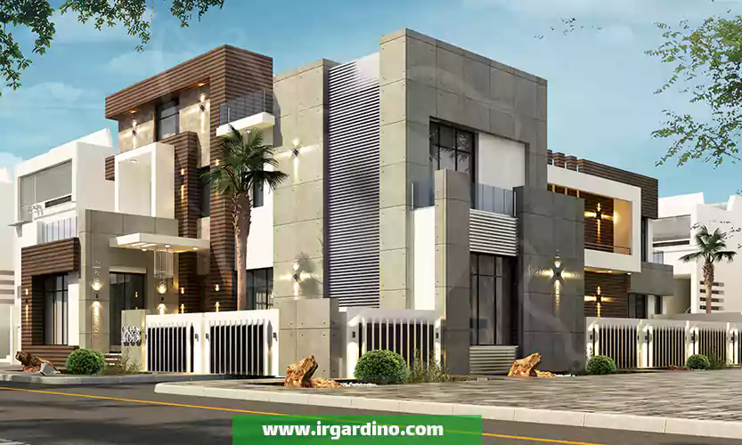 تکنیک طراحی نمای ویلا طراحی و اجرای نما ویلا